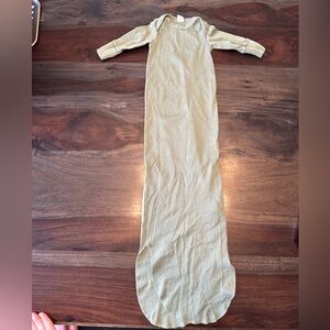 Colored Organics Baby Sleep Gown- Olive Green